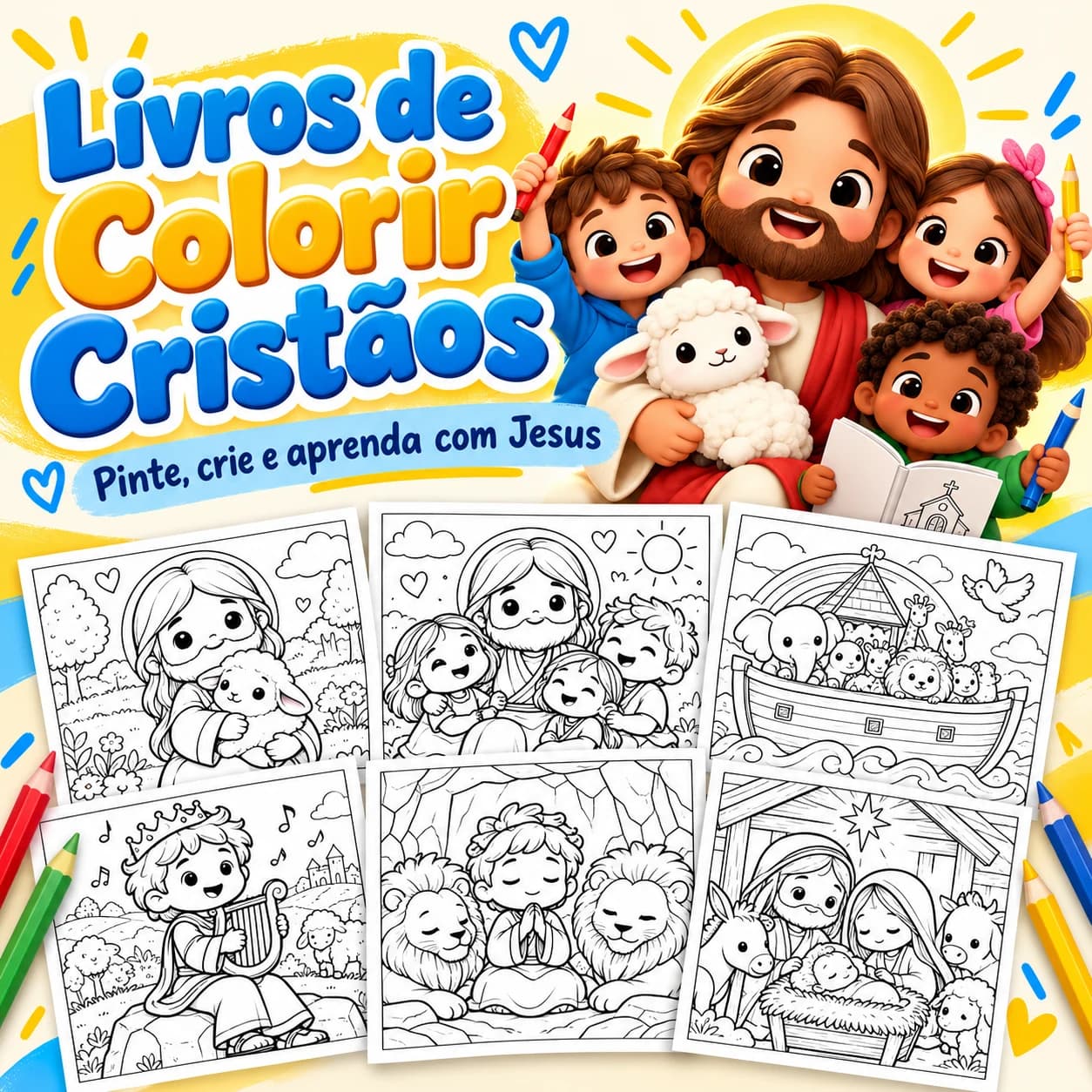 Livros de Colorir Cristãos