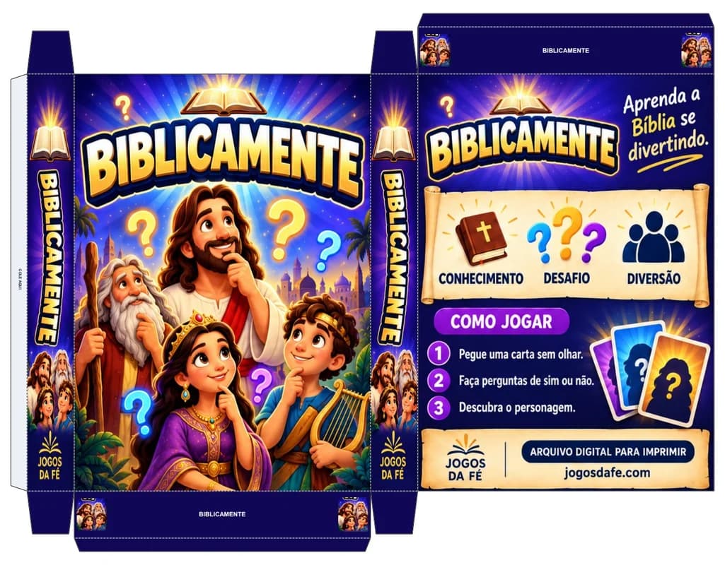 Molde da caixa BIBLICAMENTE